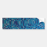 Blue Cubes Bumper Stickers