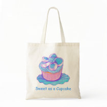 Blue Cupcake Bag ~ Sweet as a Cupcake ~Customise