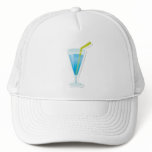 Blue curacao cocktail hat