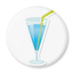Blue curacao cocktail magnets