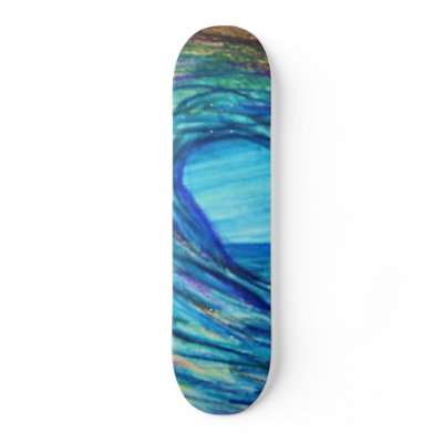 Blue curl skate boards by jlbstarenchristo