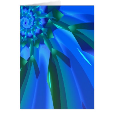 Blue/Cyan Flower by Blacknight