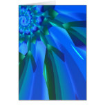 Blue/Cyan Flower cards