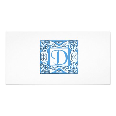 Blue D Photo Cards by Bridesmaid686