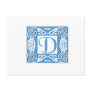 Blue D Post Card