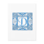 Blue D Postcard