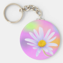 Blue Daisy Key Chains