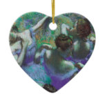 Blue Dancers by Edgar Degas Christmas Tree Ornament
