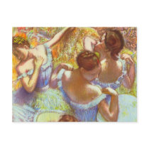 Blue Dancers by Edgar Degas Post Card