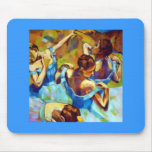 blue dancers mouse pad