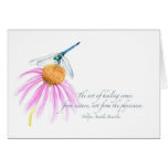 Blue Dasher on Coneflower cards