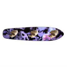 BLUE DAZZLE CUSTOM SKATE BOARD