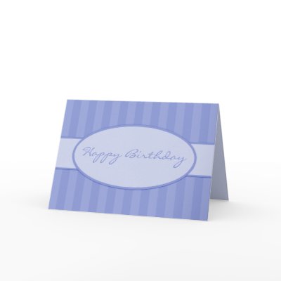 Blue Deco Birthday Card by mariannegilliand
