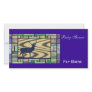 Blue Deer Stained Glass Photo Cards