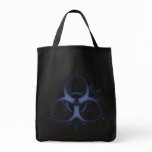 Blue Delft Biohazard Canvas Bags