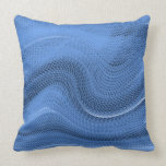 BLUE DENIM SWIRL BY AES THROW PILLOW