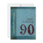 Blue designer Birthday Party Invitations