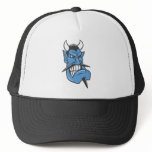 Blue Devil Face hats
