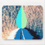 Blue Diamond Flame - Amazing Imaginations Mouse Pad