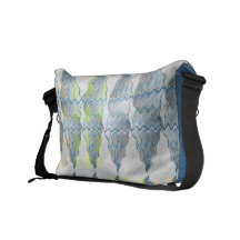 Blue Diamond Saphire Messenger Bags