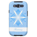 Blue Diamond Shapes On Samsung Galaxy S3 case