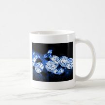 Blue Diamonds Mugs