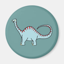 Blue Diplodocus Magnets