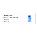 Blue Dog. Hound. Business Card Template
