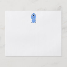 Blue Dog. Hound. Custom Flyer