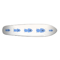 Blue Dog. Hound. Skateboard Deck