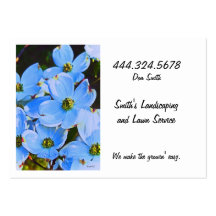 Blue Dogwood Business Cards