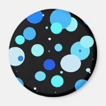 Blue Dots Magnet