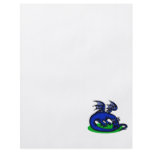 Blue Dragon Biting Tail flyers
