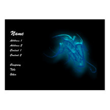 Blue dragon business cards