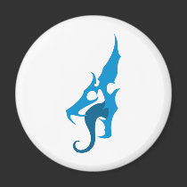 Blue Dragon Logo magnets