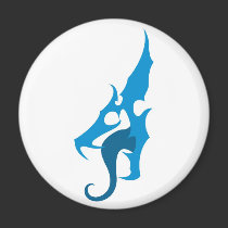 Blue Dragon Logo magnets