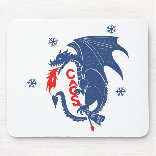 Blue Dragon Mouse Pad