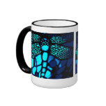 blue dragonfly coffee mug