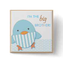 Blue Ducky Proud Big Brother or Sister Pin