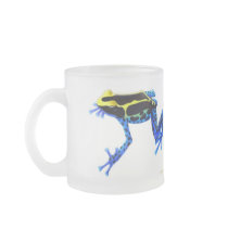 Blue Dyeing Poison Dart Frog Mug