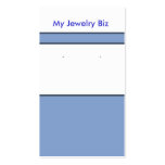 Blue Earring Cards Business Card