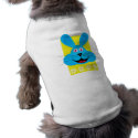 Blue Easter Bunny pet clothing