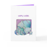 Blue Easter Egg Card