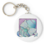 Blue Easter Egg Keychain