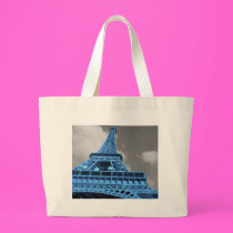 Blue Eiffel Tower bags