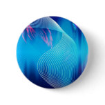 Blue Electric Audio Waveform Abstract Buttons