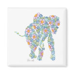 Blue Elephant magnet