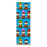 Blue Elf Repeat Bookmark Business Card Template