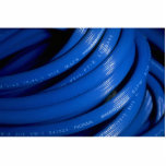 Blue extension cord photo cut out