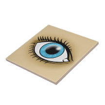 Blue Eye icon Ceramic Tiles